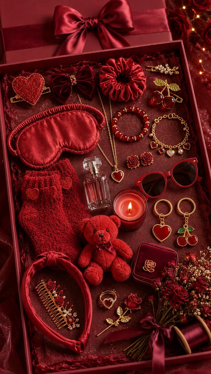 Cherry Red Luxury Gift Hamper ...